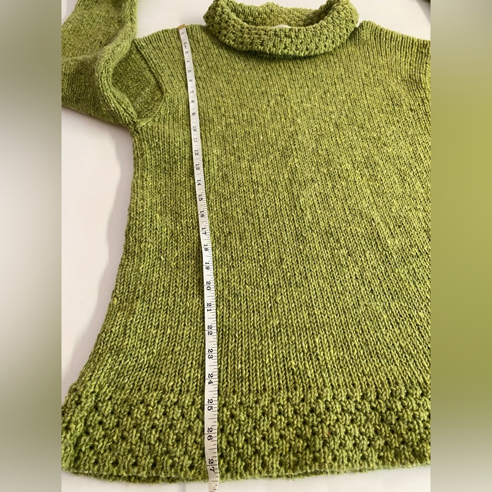 GLENDALOUGH WOOLEN MILLS HAND KNIT 100% PURE WOOL SWEATER SZ L - Picture 16 of 16